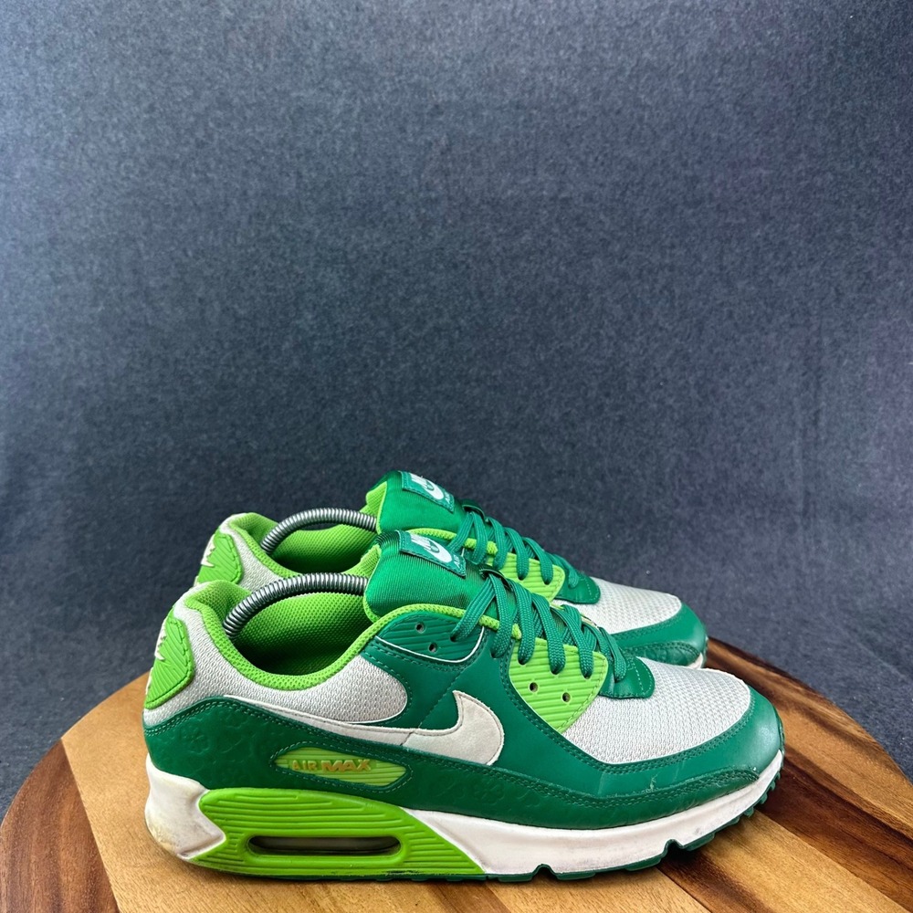 Nike Air Max 90 St Patrick's Day Pine Green Mean Green Size 11 DD8555-300